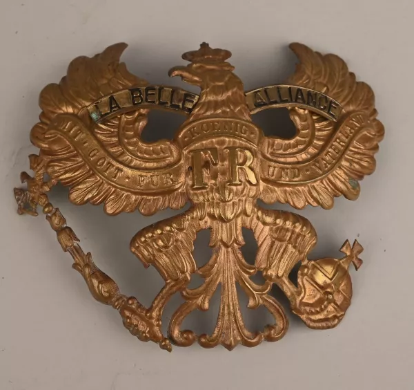 Prussian 87th Infantry Regiment Helmet Plate Visuel 1 principal